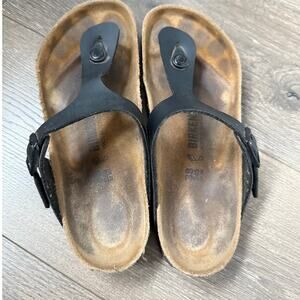 BIRKENSTOCK Gizeh Birko Flor Thong Sandal 38 US 7.5‎
